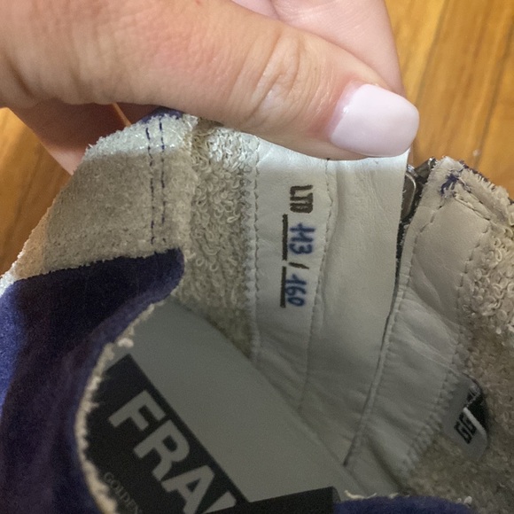 Never worn! Golden Goose SSENSE Exclusive Navy Monday Francy Sneakers - Picture 6 of 7